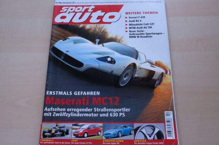 Deckblatt Sport Auto (04/2005)